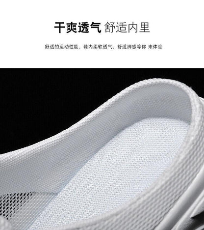 Half Slippers - Non-Slip Casual Shoes for Men (White)