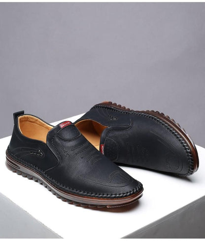 Mens Leather Shoes (Black)