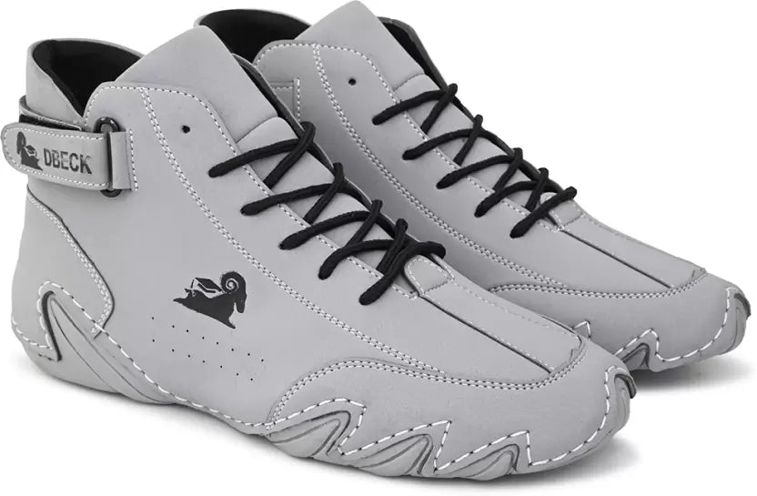 Men's Stylish Casual Shoes (Grey)