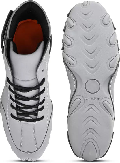 Men's Stylish Casual Shoes (Grey)